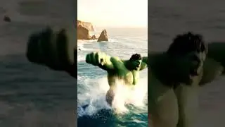 হাল্ক সমুদ্রে লাফ দিলো || Halk jumped into the sea. #funnyhulk #marvel #hulk