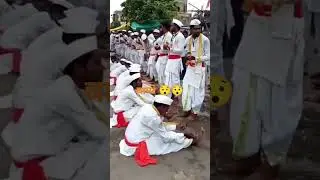 बापरे पाऊली.😯😯🚩🙏#shortsvideo #viral #yourobvideo #पाऊली #vari #short