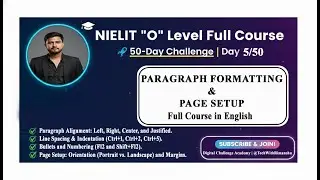Day 5: Paragraph Formatting & Page Setup | LibreOffice Writer | 50-Day Challenge