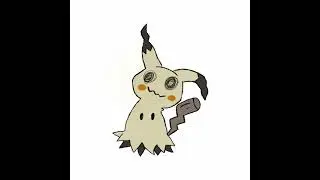 mimikyu pokemon || speed paint