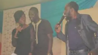 bill asamoah on stage with big akwasi