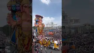 Khairatabad Ganesh Nimajjanam 2024 | Khairatabad Ganesh Nimajjanam Shobha Yatra 2024 #ytshorts