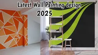 Latest Geometric wall painting designs ideas | wall painting design ideas | wall color combination