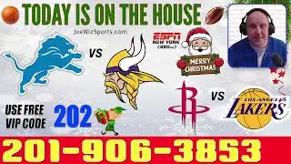 Minnesota at Detroit Free Football preview plus Houston at LAL from Joe Wiz heard on ESPN New York