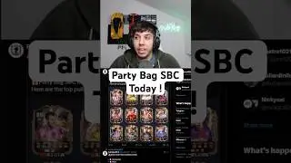 First Party Bag SBC !