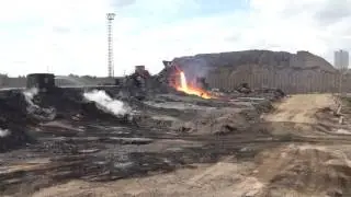 Platform Carrier Slag Dump