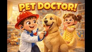Pet Doctor Check Up Song | No Fear Doctor Visit for Kids - TinyTalesSongsTV