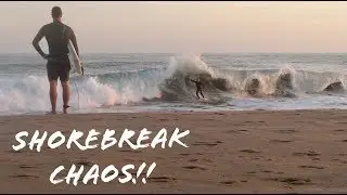 BIG, CRAZY, DOUBLE UP SHOREBREAK SURF