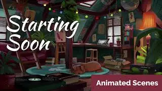 Relaxed Dog in Attic - Animated Twitch Overlay Package