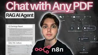 Build an AI Agent to Chat with Any PDF (n8n tutorial, no code)