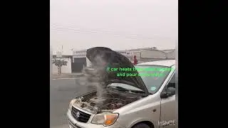 Car heating problem #car #heat #engineproblem #coolant #water #fourwheeler #driving