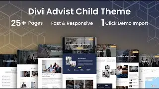 Advist Divi Child Theme - One Click Demo Import