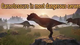 The Cursed Isle 🔥 Most Dangerous Server | Carnotaurus Survival Gameplay 🦖😱
