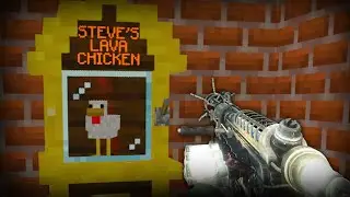 LABYRINTH: MINECRAFT EDITION (with a herobrine boss fight) - COD BO3 Custom Zombies Map