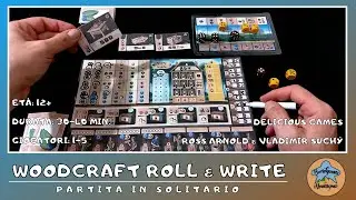 Woodcraft: Roll and Write - partita in solitario in italiano (gameplay)