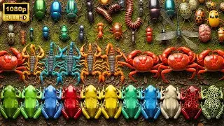 Catching the Most Colorful Insects & Frogs in the Wild | Pure ASMR Nature Collection #wildlifeasmr