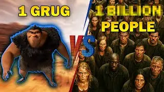 How many humans are needed to beat GRUG?
