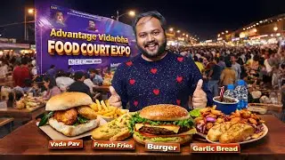 Advantage Vidarbha 2026 Food Court | Food Expo | Nagpur Street Food 🍔🍟 | Nagpur Exhibition Event 📍