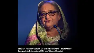 #sheikhhasina  Hasina Guilty Of Crimes Against Humanity: Bangladesh International Tribunal! 📱