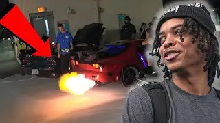 FIRST CAR MEET ALMOST ENDS IN FIGHT (PARKING GARAGE TAKEOVER)