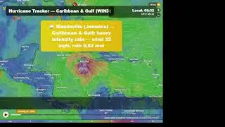 🌪️ LIVE Hurricane Melissa Tracker &mdash; Caribbean & Gulf Radar