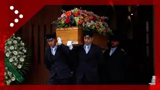 Funerali Paolo Casiraghi, vittima esplosione alla centrale di Bargi: uscita feretro dalla chiesa