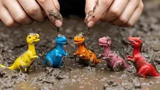 &ldquo;Gentle ASMR Dinosaur Toy Mud Play &ndash; Slow Hands and Squishes&rdquo;
