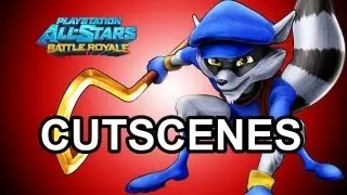 Playstation All Stars Battle Royale - Sly Cooper Intro/Rival/Ending Cutscenes