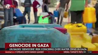 UN raises 'genocide' risk concerns over water crisis in Gaza