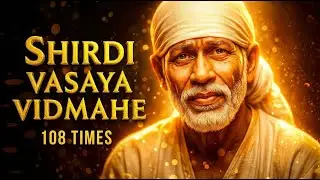 OM SHIRDI VASAYA VIDMAHE | Sai Gayatri Mantra 108 Times | Powerful Sai Baba Mantra for Peace