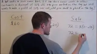Percent Word Problem - SAT Math