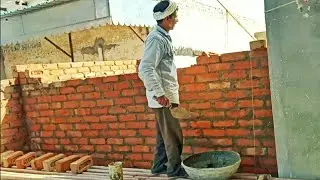 4 Inch Bricks Wall Work Raj Mistri Work #Hawasingh_Mistri_Ninan