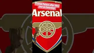 Crystal Palace v Arsenal #memes #shorts #football