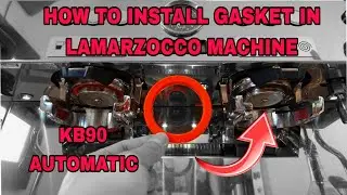 How to install the head gasket in Lamarzocco machine KB90 automatic