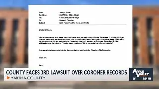 &lsquo;They&rsquo;re deleted&rsquo;: Attorney takes Yakima County to court again over coroner-related records