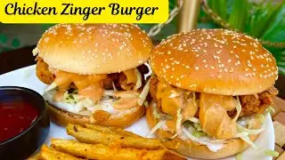 Chicken Zinger Burger  | fast food lovers recipe |By ACP