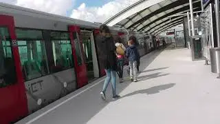 Met de RET metro van Tussenwater naar Pernis, 10 SEP 2017