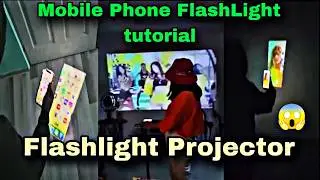 Mobile flashlight video projector in any mobile | flashlight hd video projector app tutorial #shorts