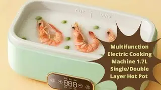 Multifunction Electric Cooking Machine 1.7L Single/Double Layer Hot Pot | Zojirushi rice cooker.