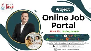 Project- Online Job Portal | JDK 25 & Spring Boot 4 | React JS | Full Stack | By Mr. Kiran Jadhav