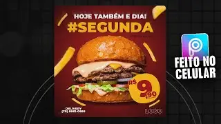 COMO FAZER ARTE DE HAMBÚRGUER PELO CELULAR