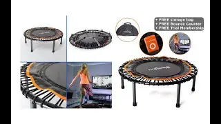 Maximus Life Fit Bounce Pro 2 &ndash; Advanced Fitness Trampoline for Home Workouts