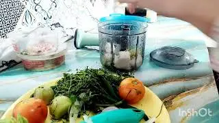 Салат качумбер с луком и помидорами аамле мули