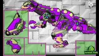 Dinosaur robot war learning, assembly of dinosaur robot legion