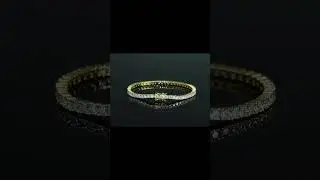 Sparkling Moissanite Tennis Bracelet &ndash; Elegant 925 Sterling Silver Jewelry for Men & Women