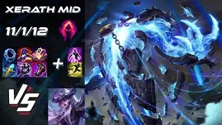 MID Xerath vs Syndra - NA Grandmaster Patch 25.S2.1