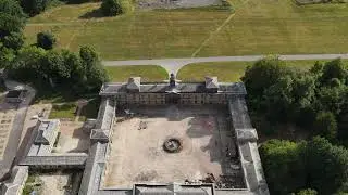 Drone flight around the Wentworth Woodhouse estate on 25th June 2025