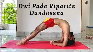 Dwi Pada Viparita Dandasana | Two Legged Inverted Staff Pose | Advanced Backbend | EklavyaYogi