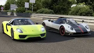 Forza 6 Drag race: Porsche 918 Spyder vs Pagani Zonda Cinque (Rematch)
