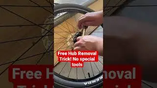 Бесплатное снятие втулки без специальных инструментов. #mtb #bmx